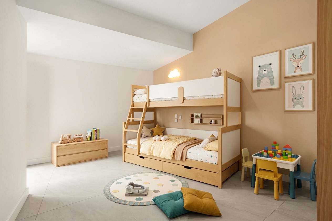 Residence 1A second bedroom or nursery