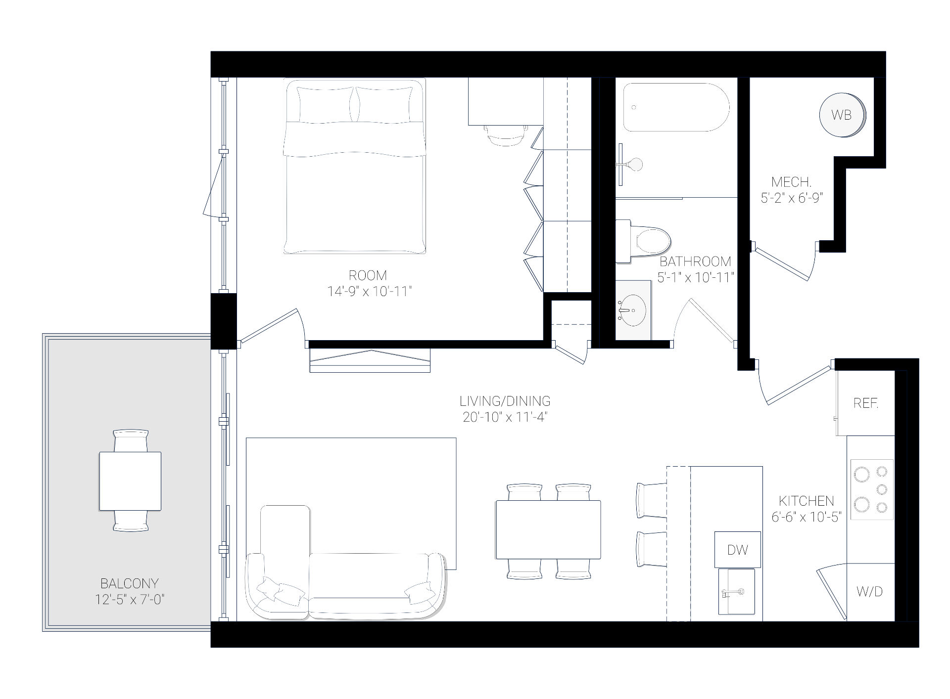 Residence 3A floor plan