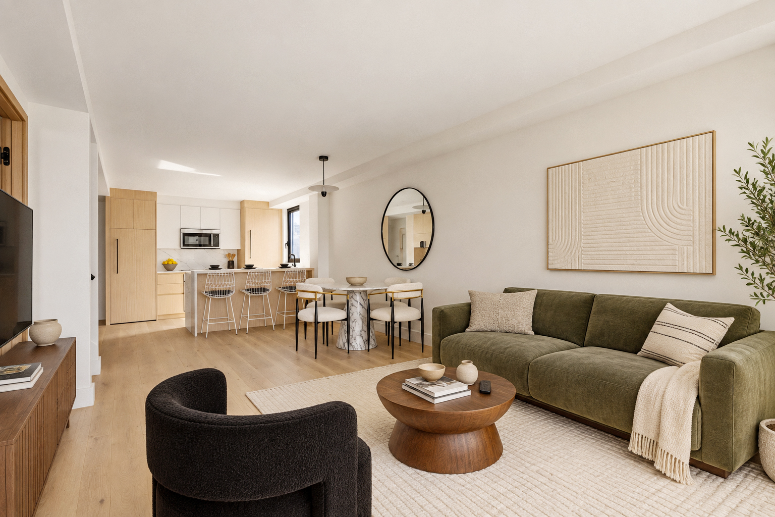Residence 4A living room